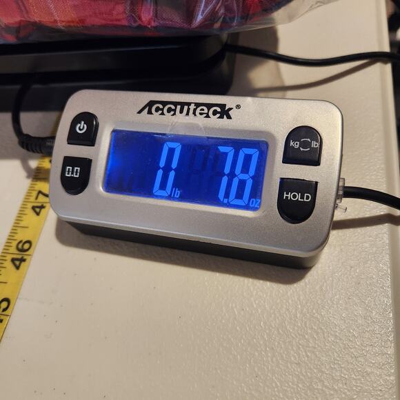 Tommy Hilfiger Mens Linen Red Blue Plaid Custom Fit Button Up Shirt Size Large - Picture 9 of 10